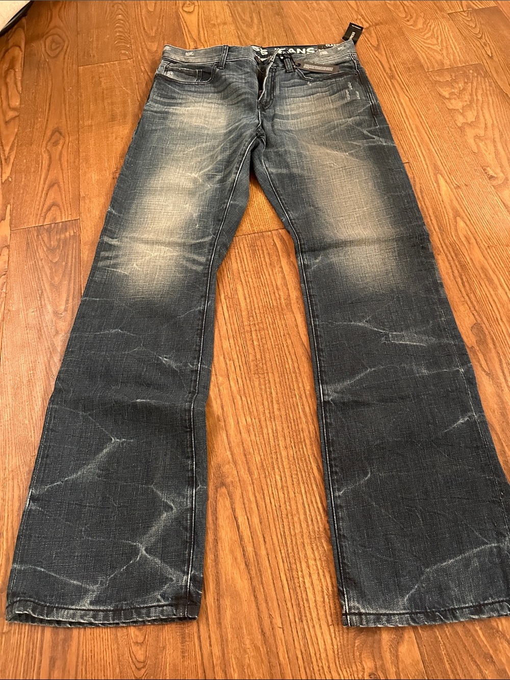 Men’s Express Jeans, 33x34, Classic Low Rise Bootcut, Kingston